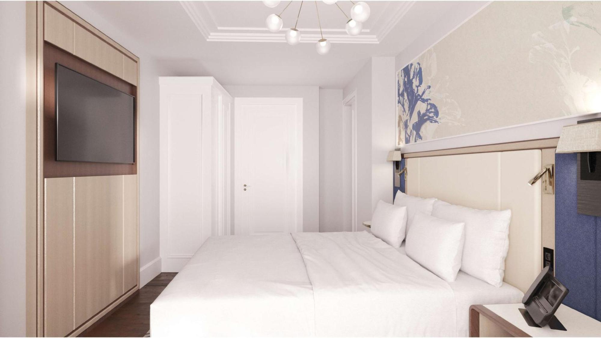 Hilton Mall Of Istanbul Bagian luar foto A bedroom in the new hotel