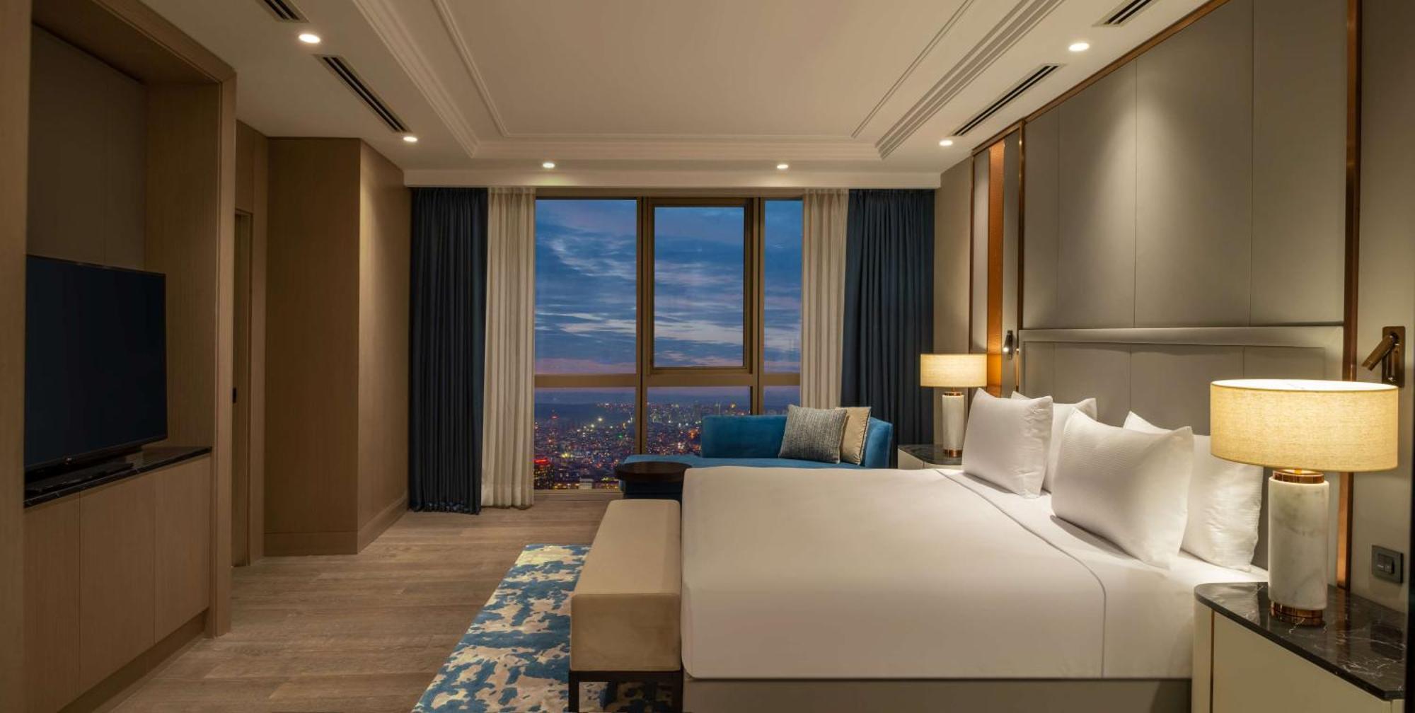 Hilton Mall Of Istanbul Bagian luar foto A bedroom at the hotel