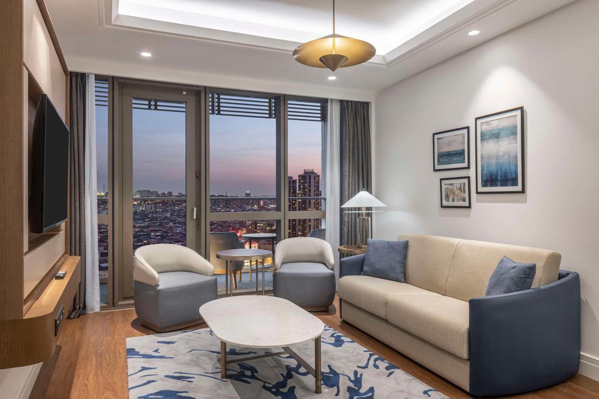 Hilton Mall Of Istanbul Bagian luar foto Living room